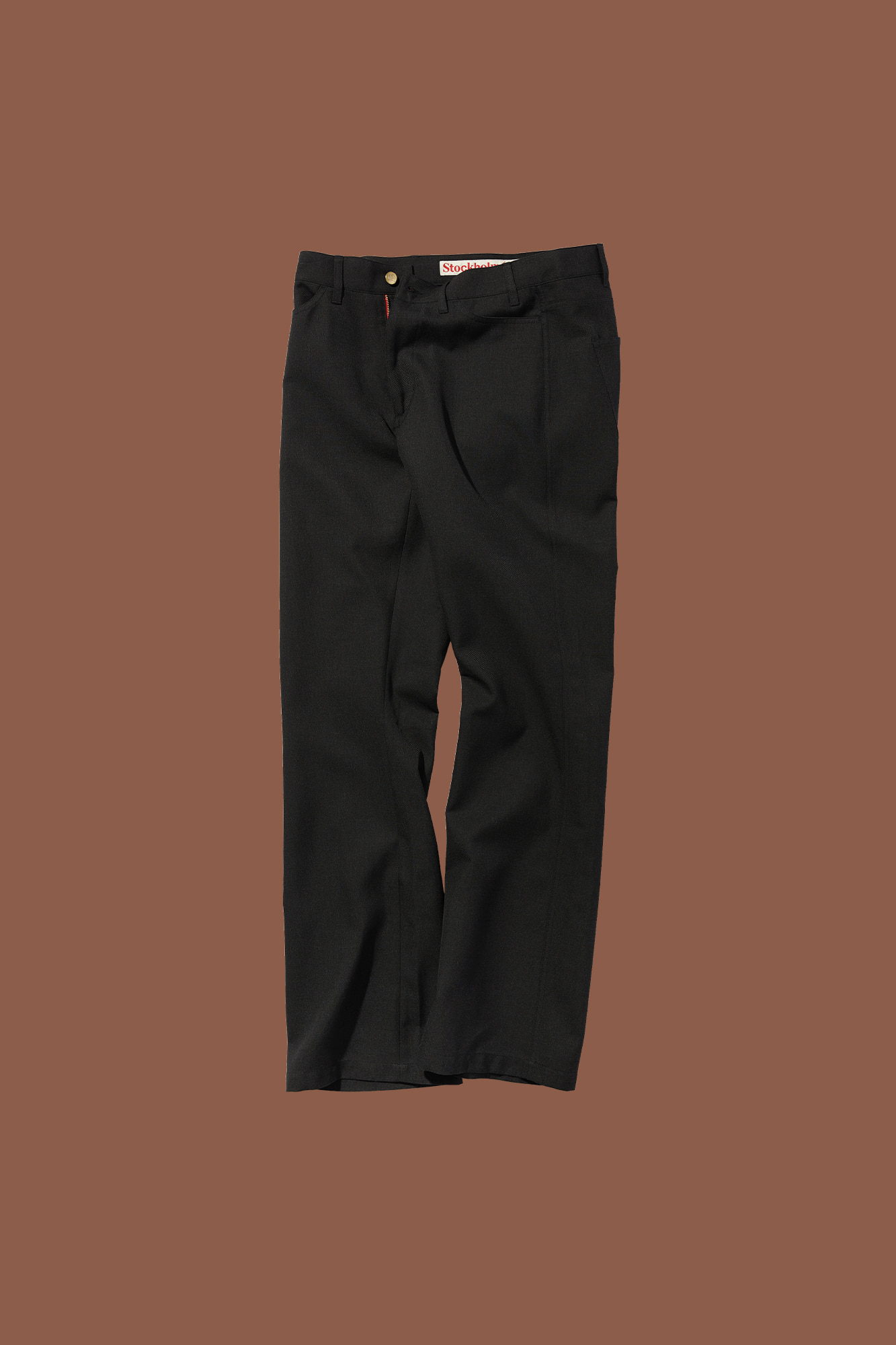 STOCKHOLM SURFBOARD CLUB FOG TROUSERS KNP014m(CHARCOAL BLACK)