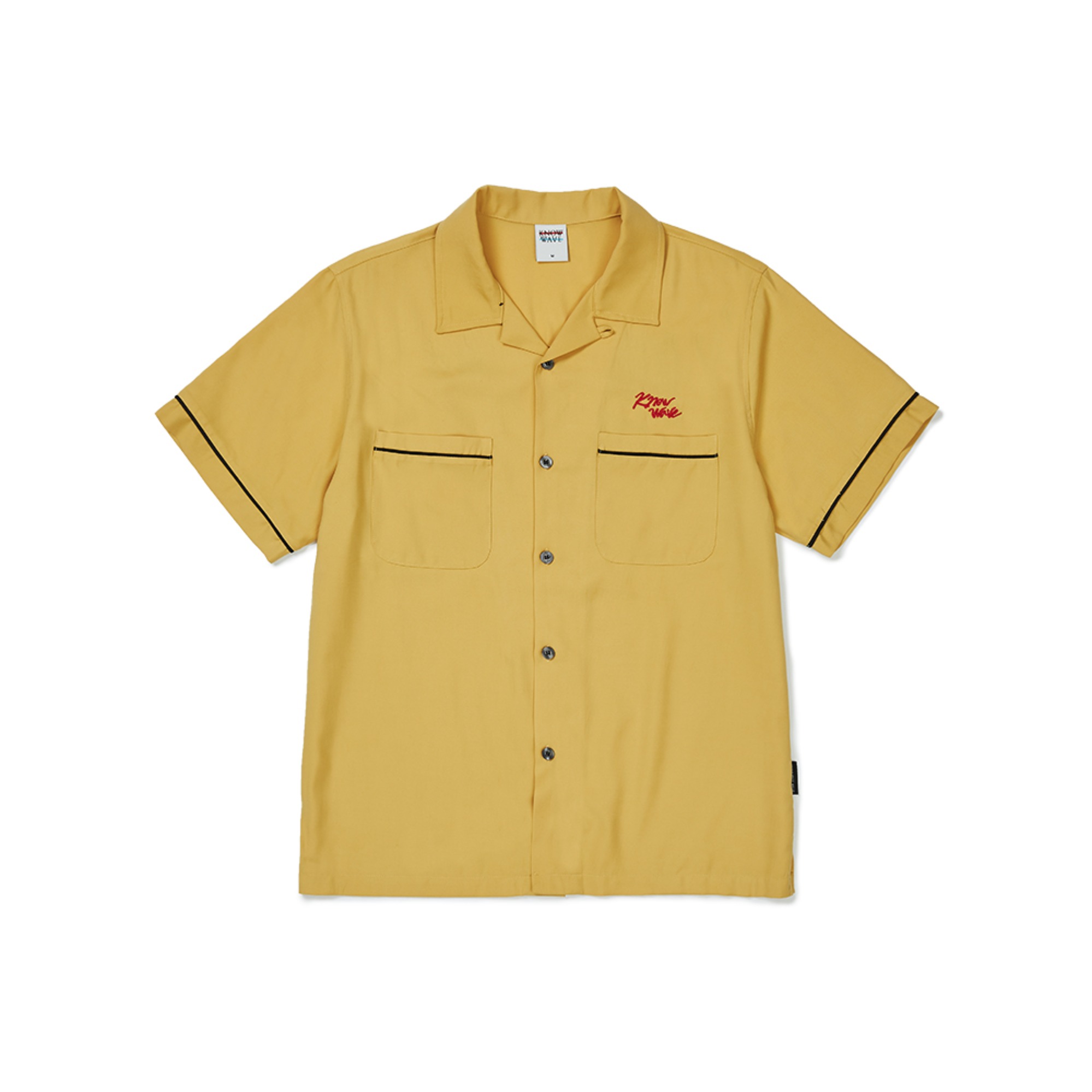 KNOW WAVE BOWLING SHIRT KNT020m(YELLOW)